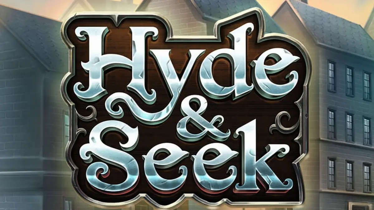 Interface do jogo de slot Hyde & Seek com tema de Halloween